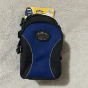 NWT Tamrac T20 5220 Digital Camera Bag Black / Blue Crossbody Shoulder Strap VTG