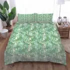Green Straw Hat Chaos 3D Print Duvet Quilt Doona Covers Pillow Case Bedding Sets