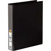Marbig Clear View Insert Ring Binder Folder 2D 38mm A4 Black Box 12