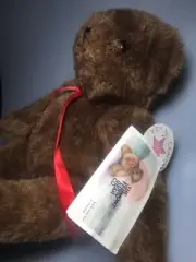 1984 Vermont Teddy Bear Co Stuffed Brown Plush Limited Edition Jointed NWT