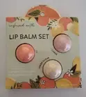 Body Prescriptions~3 Lip Balm Set Citrus Clementine Lemon Sugar Infused W/ Vit C