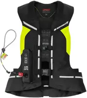 Spidi Air DPS Airbag Vest, black-yellow, Size XL for Men Black Yellow