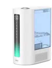 Dreo 6L Cool & Warm Mist Humidifier, Ultrasonic, Quiet, 60H, Top-Fill, Blue
