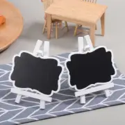 12 Pcs Wooden Small Blackboard Erasable Chalkboard Mini Chalkboards