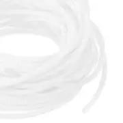 100ft 1/2 Inch White Wire Loom Split Tubing Cord Protectors Flexible Conduit