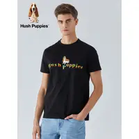 在飛比找蝦皮購物優惠-現貨 Hush Puppies 男士寬鬆百搭棉質短袖 T 恤