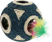 VERDANVERSE 1pc Interactive Cat Sisal Ball Chew Ball for Pet Molar Play for Bonding Playtime Reducing Loneliness Cats