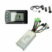TDR 48V 1000W eBike Controller with LCD Digital Control Panel and Twist Throttle, Aluminum Alloy Construction, Multi-Function Features