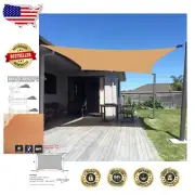 Versatile 8'x8' Custom Peach Fuzz Shade Sail - Perfect for Patios & Gardens