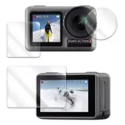 f DJI Osmo Action Preserve with Premium Real Front+Back Screen & Lens Protectors