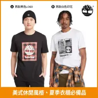 在飛比找momo購物網優惠-【Timberland】男T 男短T 短袖T恤/印花上衣(多