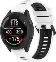 Replacement Band for Garmin GPS Running Smartwatch Band,Soft Silicone Adjustable Sport Band, Easy Change Silicone Replacement Soft Rubber Watch Band