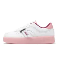 在飛比找蝦皮商城優惠-Fila 休閒鞋 Jelly 粉紅 女鞋 小白鞋 可換緞帶鞋