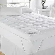 NOMITE Goose Feather Mattress Topper, White (Twin)