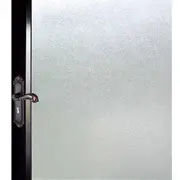 Frosted Etched Glass Window Film No-glue Glass Film Decorative for Office Home Bedroom Bathroom Kitchen 17.7" X 78.7"