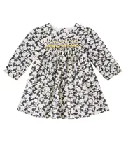 [Bonpoint] Bonpoint Baby Jailys floral cotton blouse M 12 black