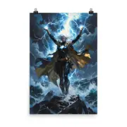 Storm MCU Wall Art Poster Print High Quality Lightning Decor Multi Size