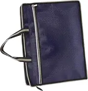 TEMPNAP Portable Oxford Cloth Document Bag Men's File Bag Pockets Zipper Folder for Travel