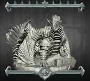 Demon Steel Dragon | Chardalyn Dragon | Miniature for Tabletop games like D&D an