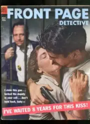 MAG: FRONT PAGE DETECTIVE-1956-MARCH-COUPLES BEHIND BARS CVR VG