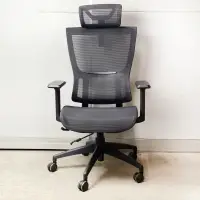 在飛比找蝦皮購物優惠-S3 人體工學椅 / 辦公椅 (無固定式腳凳版)(黑框黑網)