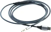 NewFantasia USB C to 3.5mm Audio Cable Compatible with Philips Audio Fidelio X2HR, Audio Fidelio L2, SHP9600 Wired, SHP9500, SHP9500S Headphones, Remote Volume Mic Compatible with iPhone 15/16/plus