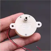 DIY DC Motor DC 6V- 12V 7. 5RPM Slow and Silent 300 Turbo Worm Gearbox Gear Motor Gear Motor Ratio 1: 600 DIY Toy Robot Model