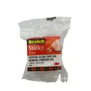 3M Scotch Sticky Tape Crystal Clear Tape 10x Rolls