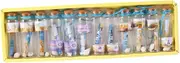 ULDIGI 12PCS Mini Glass Bottles with Cork Stoppers Clear DIY Wish Jars for Messages Decor Party Favors for Weddings Crafts