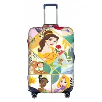 在飛比找蝦皮購物優惠-迪士尼公主旅行行李套 18-32 英寸防刮行李箱保護套加厚旅