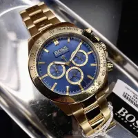 在飛比找momo購物網優惠-【BOSS】BOSS伯斯男錶型號HB1513340(寶藍色錶