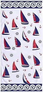 Ocean Pattern Kids Adults Beach Towel Microfiber Quick Dry Rectangle Bath Towels Big Beach Yoga Mat Travel Sunscreen Shawl