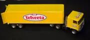 Vtg Ertl Pressed Steel Kraft Velveeta Yellow Tractor Trailer Semi Truck New!