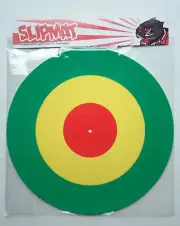RASTA TARGET Slipmat Turntable 12" Record Player DJ Technics