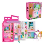 【MATTEL 美泰兒】芭比夢幻度假小屋組合