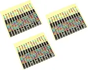 Totority Professional Guitar Fretboard Stickers 6 Pack Paper Material Easy to Peel No Fading for Learning