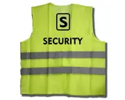 Customized Security Safety Vest - Reflective Yellow Mesh XL High Vis