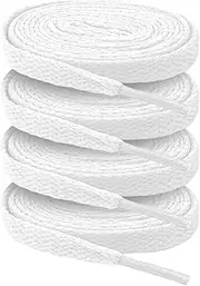 [TORMEN] 45 inch Flat Coloured Durable Athletic Shoe Laces for Sports Shoes Boots Sneakers Skates Fits All Adult and Kids