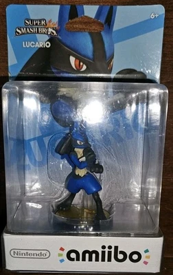 Super Smash Bros Amiibo Lucario Pokemon Mario Switch Wii U 3DS Second Print 2nd