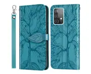 For Samsung Galaxy A53 5G Cover with Kickstand - Blue