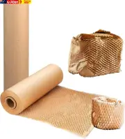 Eco-Friendly Honeycomb Packing Paper Wrap - Sustainable Biodegradable Cushioning