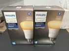 Philips Hue White LED Smart Bulb 800 Lumen-Bluetooth & Zigbee 548495- 2QTY- BNIB