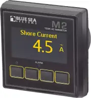M2 AC Ammeter Blue Sea Systems 1836 BS-1836 OLED Display Marine Monitor