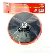 7" Polishing Wheel - Thick Foam Pad with Hook and Loop Backing from White Dog