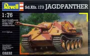 SD.KFZ 173 JAGDPANTHER W/DIORAMA BASE (GERMAN WEHRMACHT MKGS) #03232 1/76 REVELL