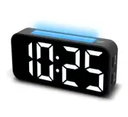 Loud Alarm Clocks for Bedrooms Heavy Sleepers, Digital Clock with Night Light...