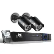 CCTV Security System 4CH DVR 2 Cameras 2TB Hard Drive Surveillance Kit BK-2T