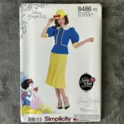 Sewing Pattern Simplicity 8486 Sz 14-22 Snow White Disney Cosplay Costume