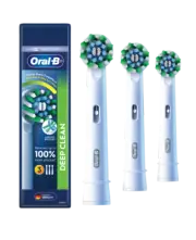 New Oral-B Cross Action Replacement Head Refills 3 Pack