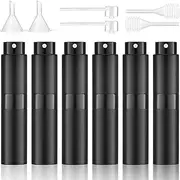 Perfume Refillable Bottle, 6Pcs 8ml Premium Perfume Atomiser, Refillable Portable Mini Perfume Atomizer for Travel, Portable Perfume Sprayer for Travel Man and Woman (Mix 1)